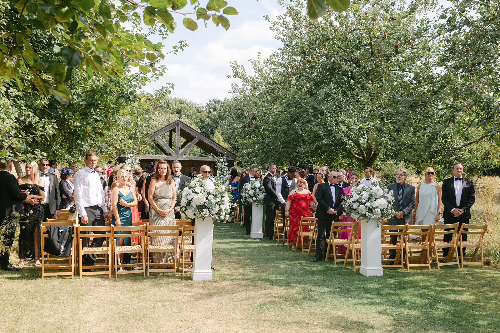 From 13:45 - Guests are seated in ceremony area